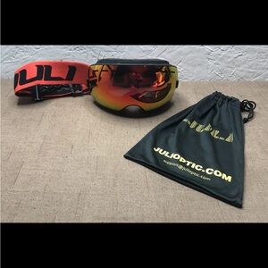 New Juli Ski Goggles Winter Snow Sports Snowboard with Bag
